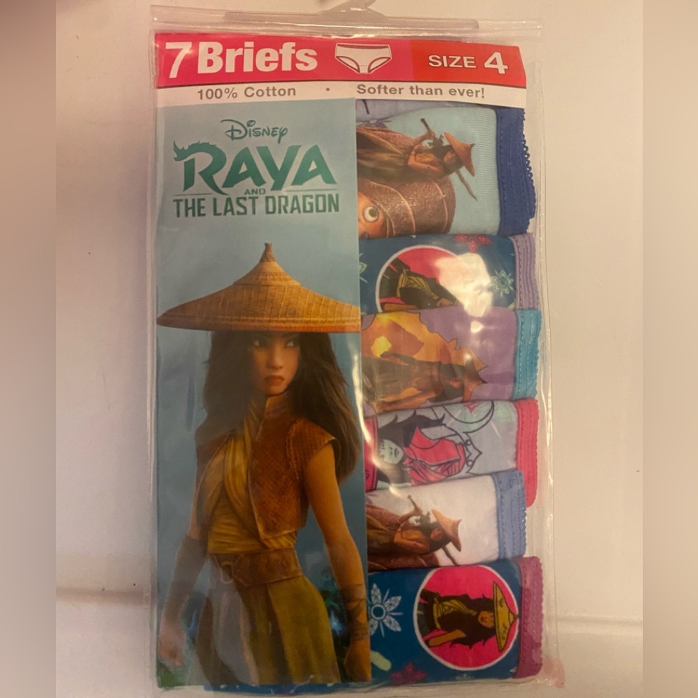 Disney Raya and the last dragon Brand new toddler briefs size 4